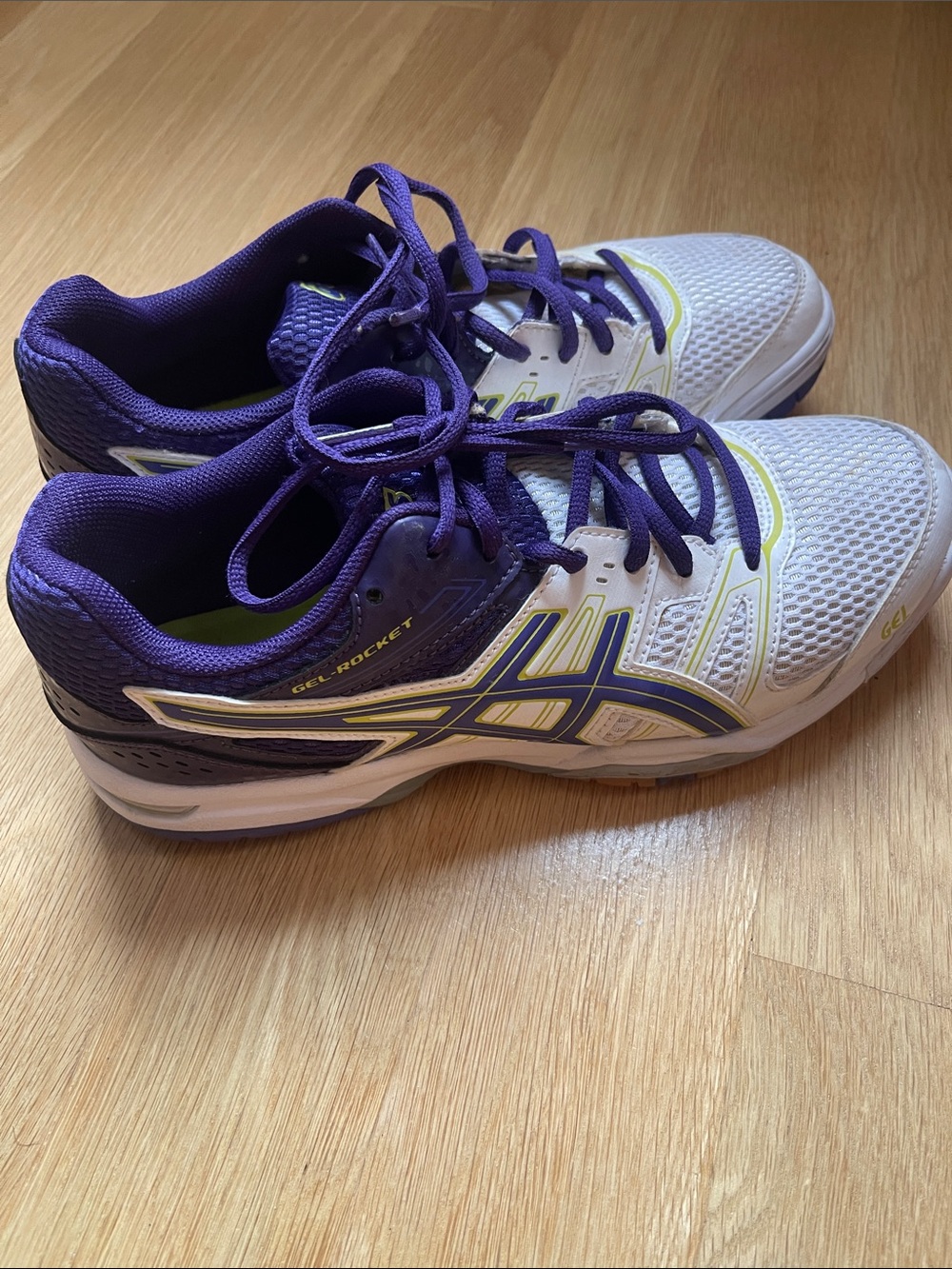 ASICS Gel-Rocket 7 indoor court or volleyball shoes.